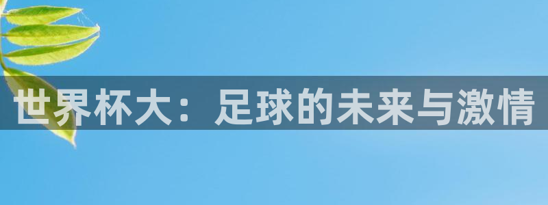 世界杯对阵图2026:世界杯大:足球的未来与激情
